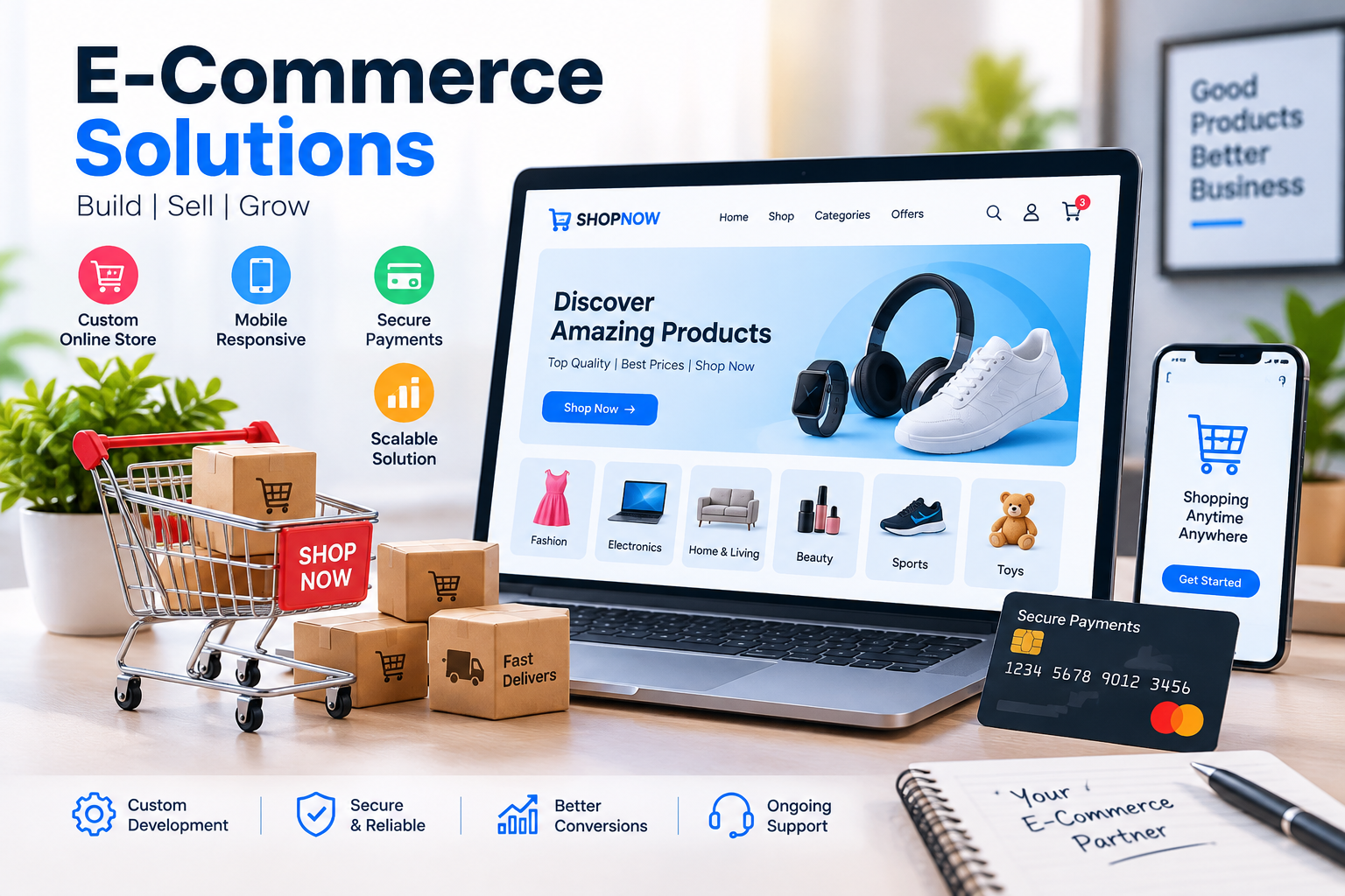 E-Commerce Solutions Company in Delhi | Ewebsoft